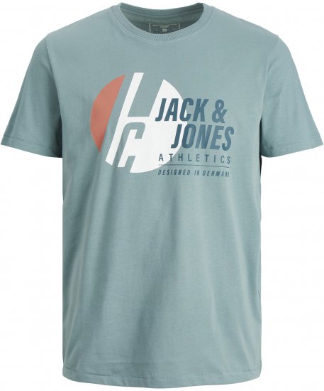 Jack & Jones Spring Logo T-Shirt Cyan - T-krekli - T-krekli - 2XL-14XL