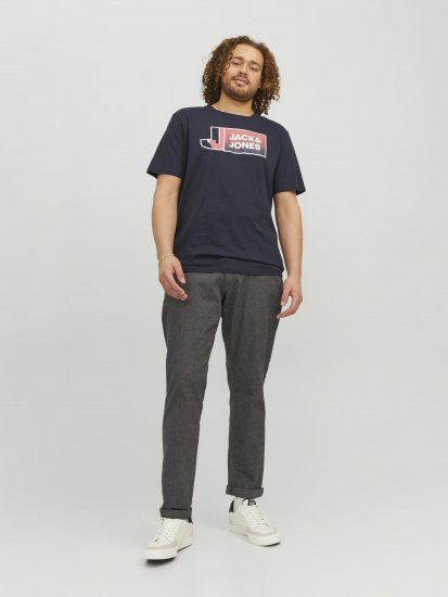 Jack & Jones Logan T-Shirt Navy - T-krekli - T-krekli - 2XL-14XL