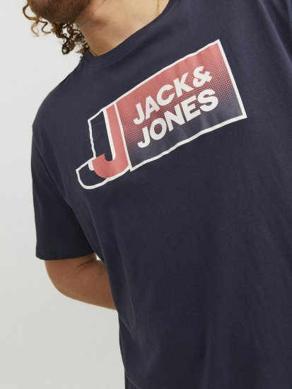Jack & Jones Logan T-Shirt Navy - T-krekli - T-krekli - 2XL-14XL