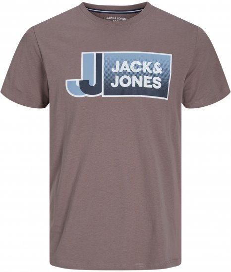 Jack & Jones Logan T-Shirt Brown - T-krekli - T-krekli - 2XL-14XL