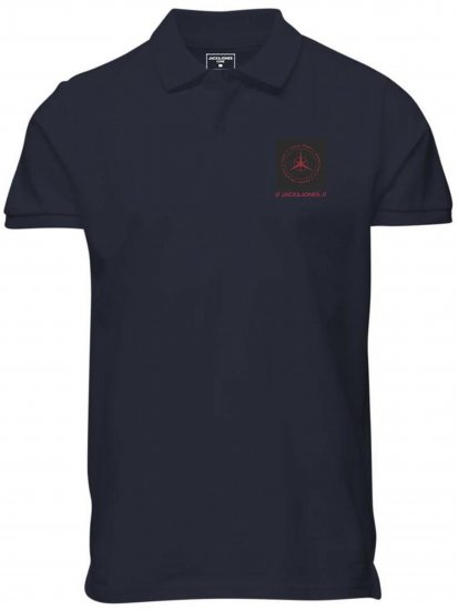 Jack & Jones Conrad Polo Short Sleeve Navy - Polo krekli - Polo krekli - 2XL-8XL