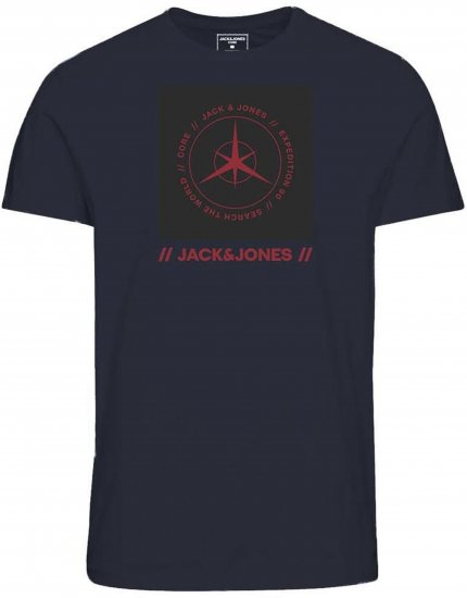 Jack & Jones Conrad T-Shirt Navy - T-krekli - T-krekli - 2XL-14XL