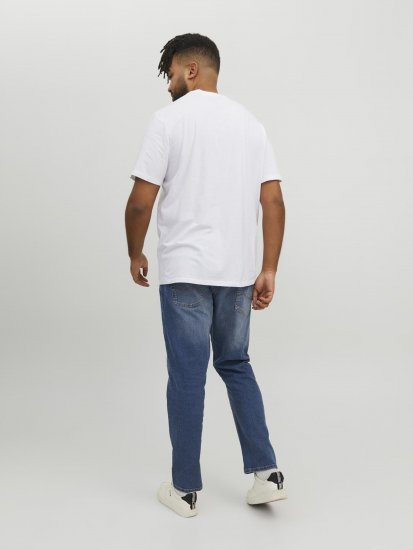 Jack & Jones Conrad T-Shirt White - T-krekli - T-krekli - 2XL-14XL