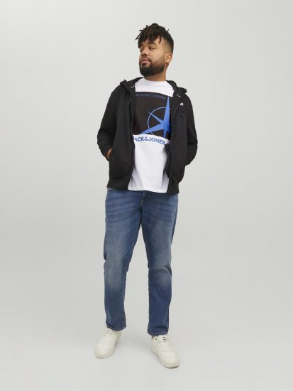 Jack & Jones Conrad T-Shirt White - T-krekli - T-krekli - 2XL-14XL