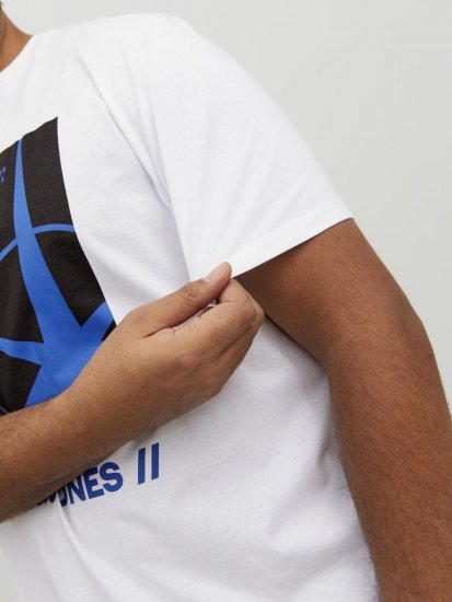 Jack & Jones Conrad T-Shirt White - T-krekli - T-krekli - 2XL-14XL