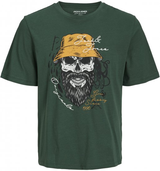 Jack & Jones Roxbury T-Shirt Green - T-krekli - T-krekli - 2XL-14XL