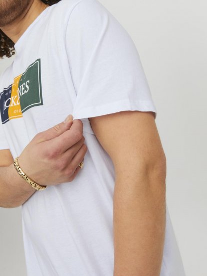 Jack & Jones Codyy T-Shirt White - T-krekli - T-krekli - 2XL-14XL