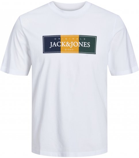 Jack & Jones Codyy T-Shirt White - T-krekli - T-krekli - 2XL-14XL