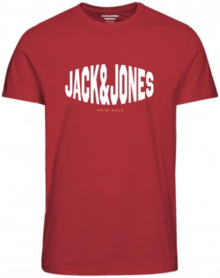 Jack & Jones Marque T-Shirt Red - T-krekli - T-krekli - 2XL-14XL