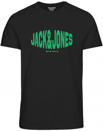 Jack & Jones Marque T-Shirt Black - T-krekli - T-krekli - 2XL-14XL