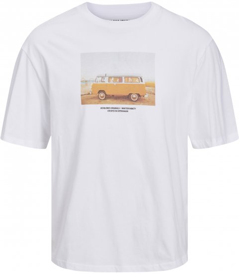 Jack & Jones Copenhagen Photo T-Shirt White - T-krekli - T-krekli - 2XL-14XL
