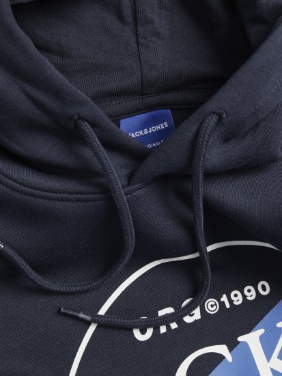 Jack & Jones Codyy Hoodie Navy - Džemperi un džemperi ar kapuci - Džemperi - 2XL-14XL