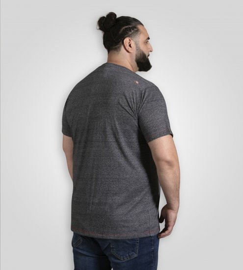 D555 Coalville T-Shirt Skulls with Colored Drips Navy Twist - T-krekli - T-krekli - 2XL-14XL