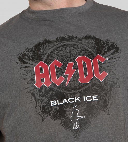 D555 Clydebank T-Shirt Official AC/DC Black Ice Grey - T-krekli - T-krekli - 2XL-14XL