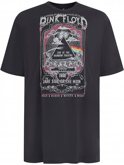 D555 Blackpool T-Shirt Official Pink Floyd Black - T-krekli - T-krekli - 2XL-14XL