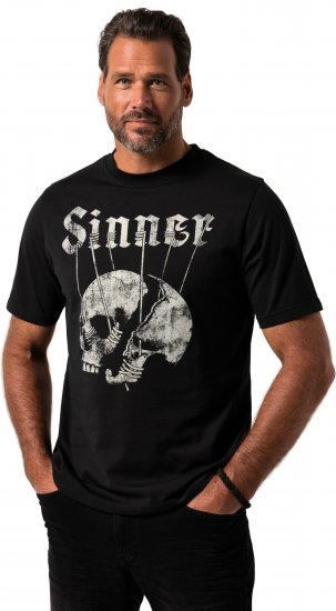 JP1880 T-Shirt Sinner Black - T-krekli - T-krekli - 2XL-14XL