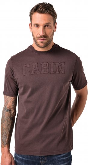 JP1880 T-Shirt Cabin Vintage Mocha TALL - VĪRIEŠU APĢĒRBS MT-6XLT - Apģērbs gariem vīriešiem
