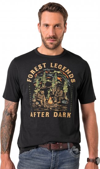 JP1880 T-Shirt Short Sleeve Forest Legends Black - T-krekli - T-krekli - 2XL-14XL