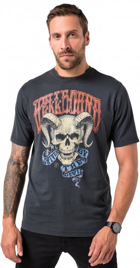 JP1880 T-Shirt Driven By The Devil Black - T-krekli - T-krekli - 2XL-14XL