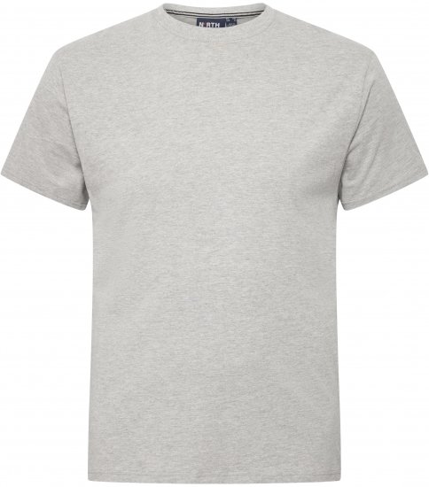 North Latitude T-Shirt O-Neck Grey Melange TALL - TALL T-krekli - T-krekli gariem vīriešiem