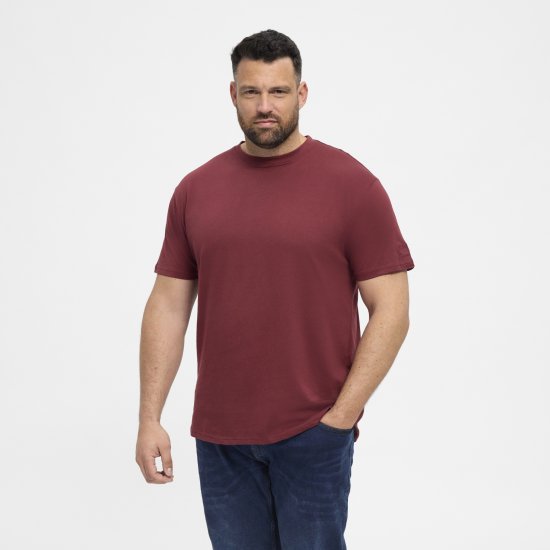 North Latitude T-Shirt O-Neck Bordeaux TALL - TALL T-krekli - T-krekli gariem vīriešiem