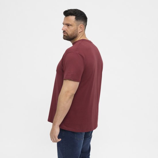 North Latitude T-Shirt O-Neck Bordeaux TALL - TALL T-krekli - T-krekli gariem vīriešiem
