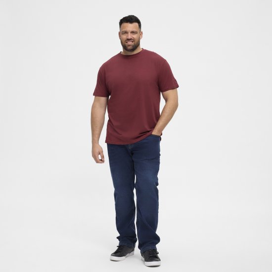 North Latitude T-Shirt O-Neck Bordeaux TALL - TALL T-krekli - T-krekli gariem vīriešiem