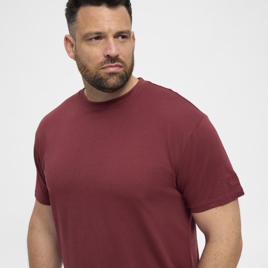 North Latitude T-Shirt O-Neck Bordeaux TALL - TALL T-krekli - T-krekli gariem vīriešiem