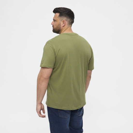 North Latitude T-Shirt O-Neck Olive Green TALL - TALL T-krekli - T-krekli gariem vīriešiem