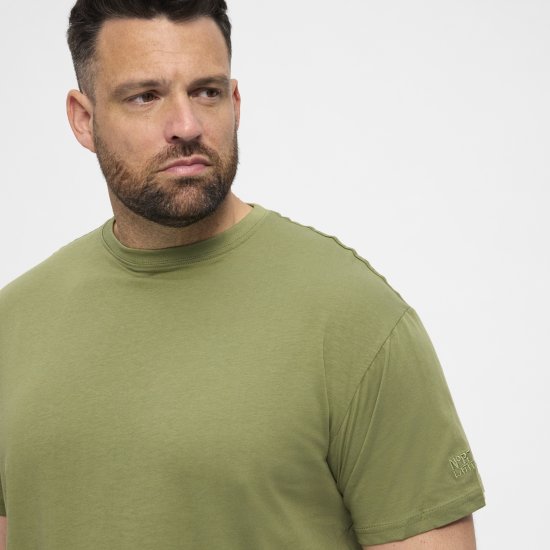North Latitude T-Shirt O-Neck Olive Green TALL - TALL T-krekli - T-krekli gariem vīriešiem