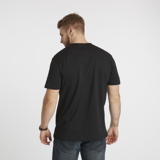 North Latitude Denim Printed T-Shirt Black TALL - TALL T-krekli - T-krekli gariem vīriešiem