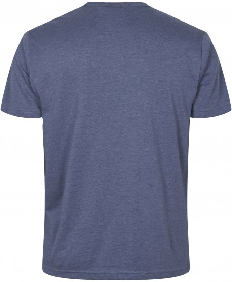 North Latitude Denim Printed T-Shirt Blue Melange TALL - TALL T-krekli - T-krekli gariem vīriešiem