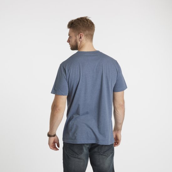 North Latitude Denim Printed T-Shirt Blue Melange TALL - TALL T-krekli - T-krekli gariem vīriešiem