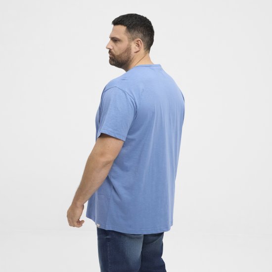 North Latitude Denim Printed Logo T-Shirt Dusty Blue TALL - TALL T-krekli - T-krekli gariem vīriešiem