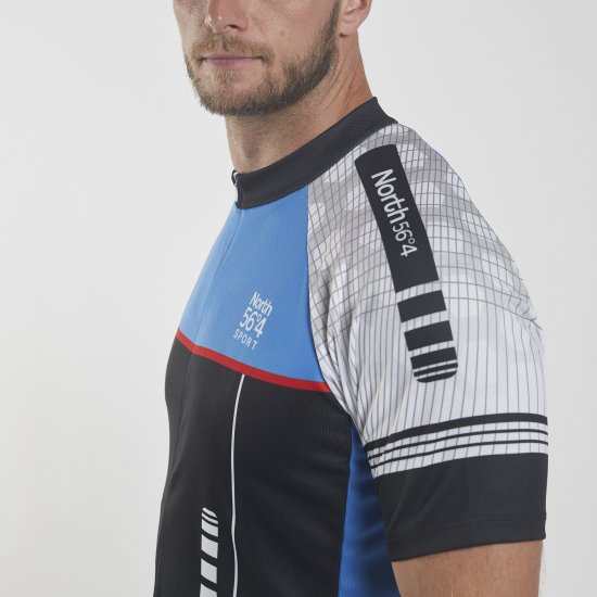 North Latitude Sport Bike T-Shirt Black TALL - Sporta apģērbs & outdoor - Liela izmēra sporta apģērbi vīriešiem