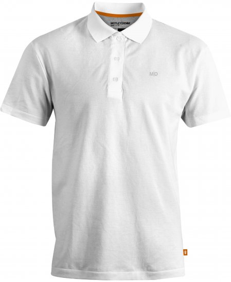Motley Denim Bratislava Polo White - Polo krekli - Polo krekli - 2XL-8XL