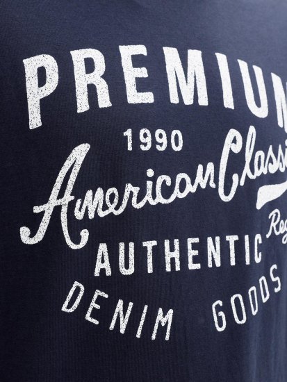 Jack & Jones Alex T-Krekls Tumši Zils - T-krekli - T-krekli - 2XL-14XL