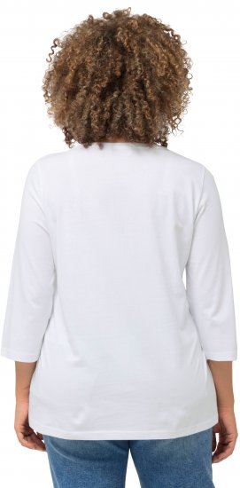 Ulla Popken City Name Graphic Tee Snow White - Apdrukāti T-krekli sievietēm - 