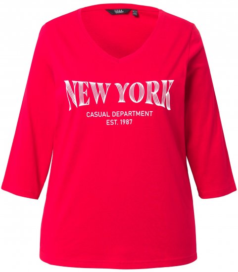 Ulla Popken City Name Graphic Tee Lychee - Apdrukāti T-krekli sievietēm - 