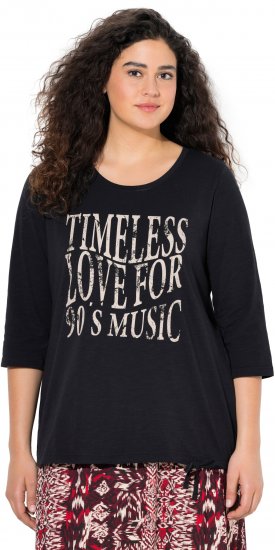Ulla Popken Timeless Love 3/4 Sleeve Graphic Tee - T-krekli - 