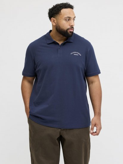 Jack & Jones College Logo Short Sleeve Polo Shirt Blue - Polo krekli - Polo krekli - 2XL-8XL