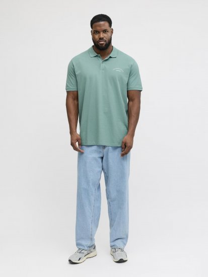 Jack & Jones College Logo Short Sleeve Polo Turquoise - Polo krekli - Polo krekli - 2XL-8XL