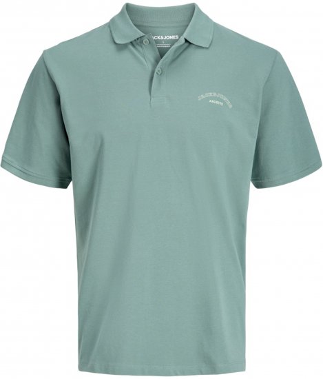 Jack & Jones College Logo Short Sleeve Polo Turquoise - Polo krekli - Polo krekli - 2XL-8XL