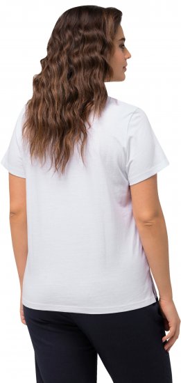 Ulla Popken BISOUS Short Sleeve Graphic Tee Snow White - Apdrukāti T-krekli sievietēm - 