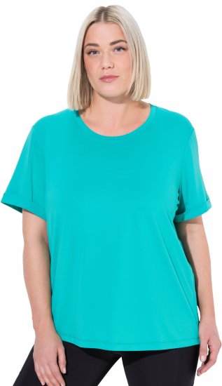 Ulla Popken UPF 50 Quick Drying Tee Turquoise - T-krekli - 