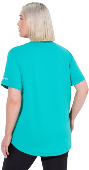 Ulla Popken UPF 50 Quick Drying Tee Turquoise - T-krekli - 