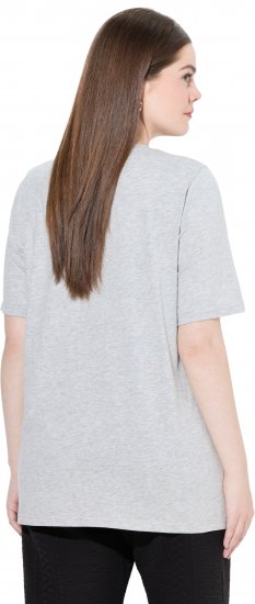 Ulla Popken Eco Cotton Basic T-Shirt 2-Pack Grey/Pink - T-krekli - 