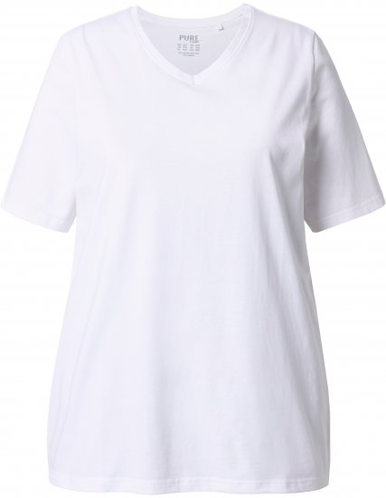 Ulla Popken Eco Cotton Basic T-Shirt 2-Pack Green/White - T-krekli - 