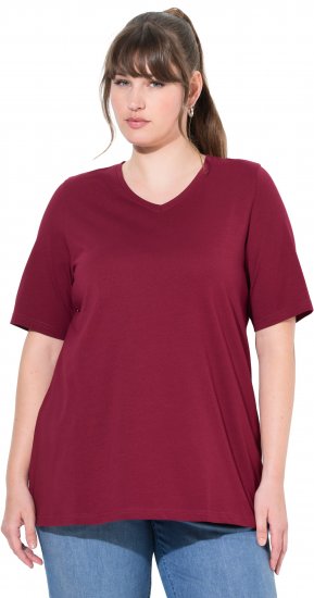 Ulla Popken Eco Cotton Basic T-Shirt 2-Pack Red/Navy - T-krekli - 