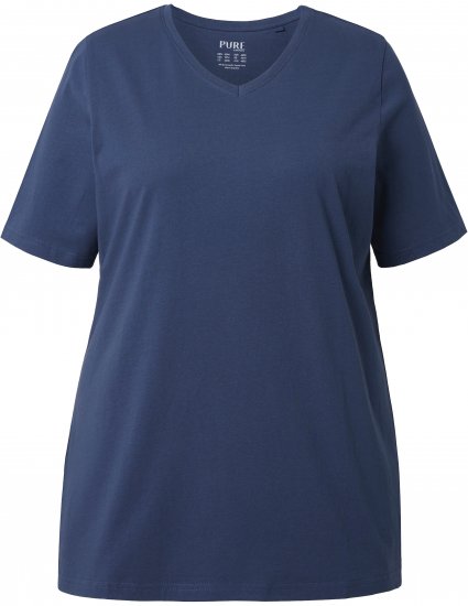 Ulla Popken Eco Cotton Basic T-Shirt 2-Pack Black/Red - T-krekli - 